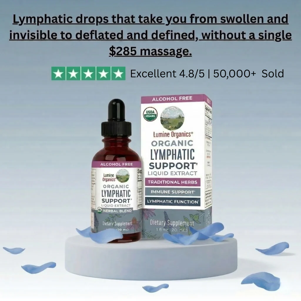 Lymphatic Support Drops - Daily De-Puffing & Drainage