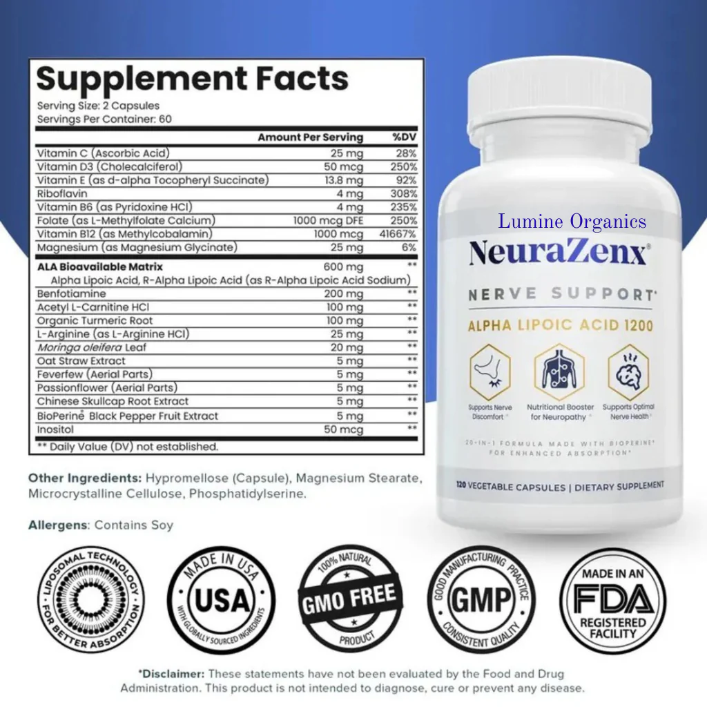 Neurazenx ️Nerve Support & Peripheral Neuropathy Capsules - Image 4