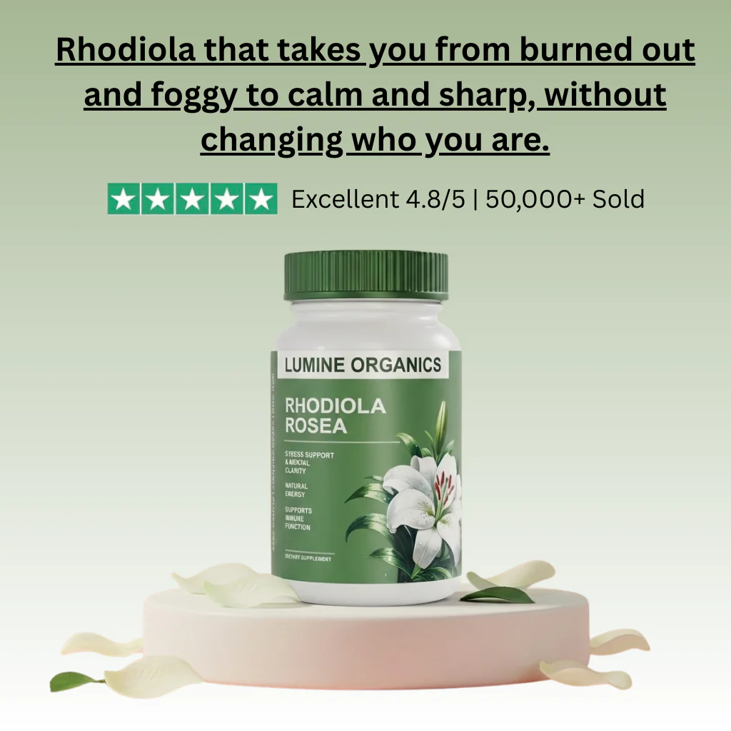 Rhodiola Rosea – Stress & Cognitive Support Capsules